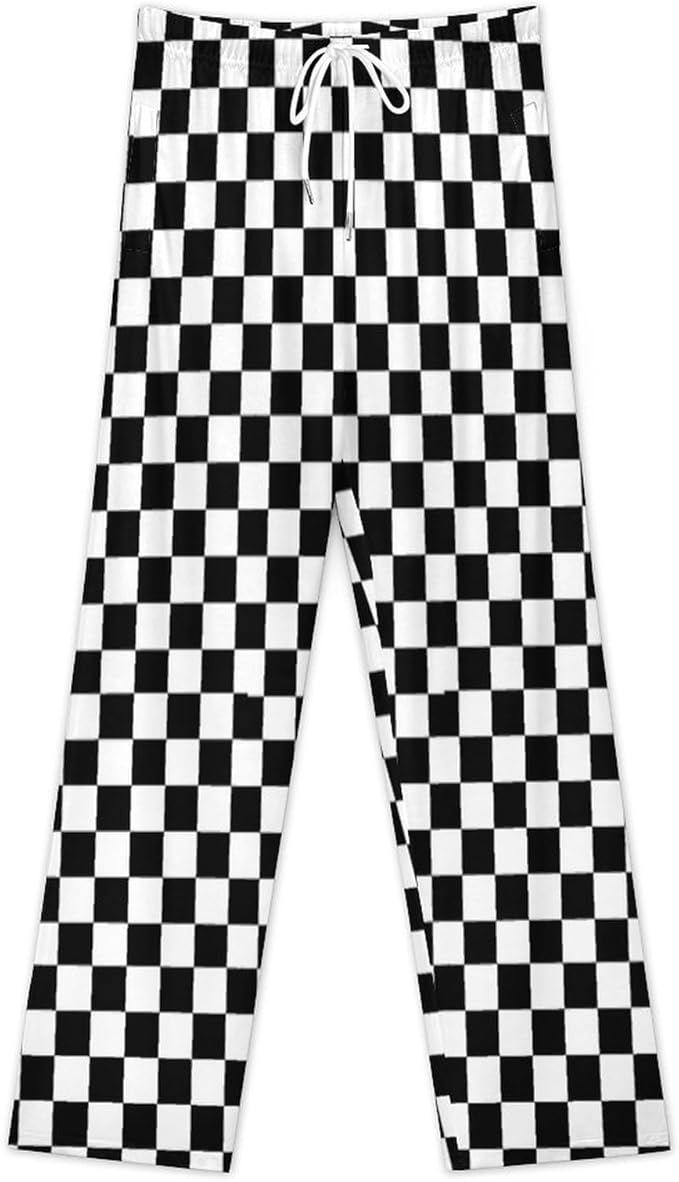 Funny Mens Pajama Pants Lightweight Soft Lounge Pant Sleep Pj Bottoms for Men With Pockets