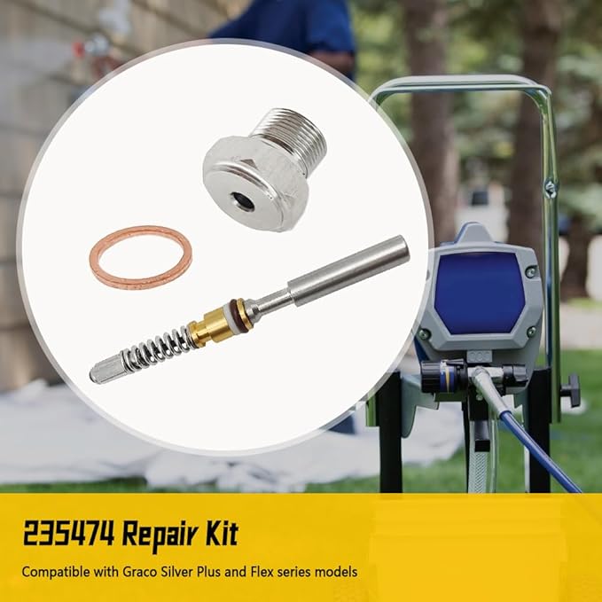 235474 Repair Kit Fit for Graco Airless Silver Plus & Flex Paint Spray Gun