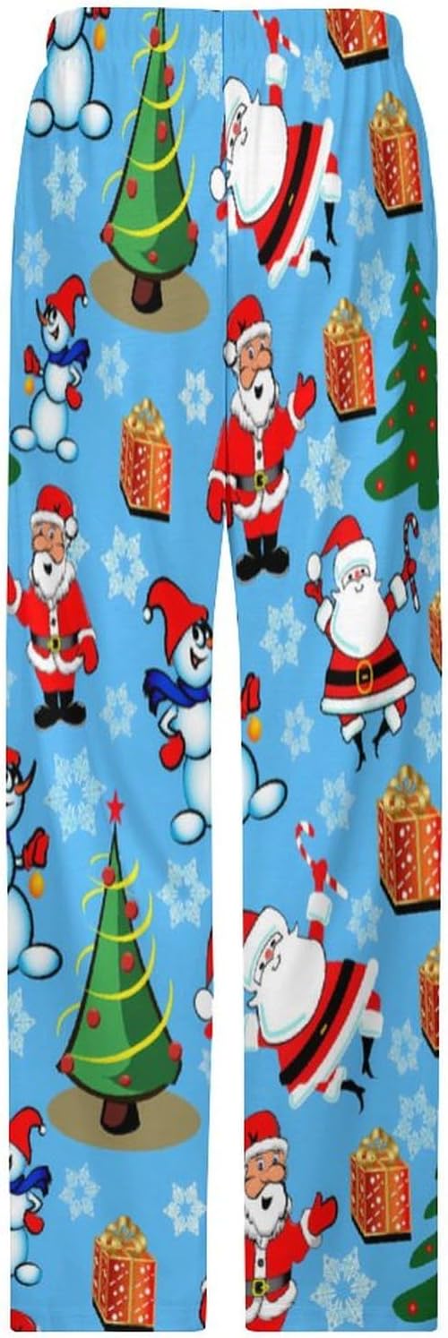 Funny Mens Pajama Pants Lightweight Soft Lounge Pant Sleep Pj Bottoms for Men With Pockets
