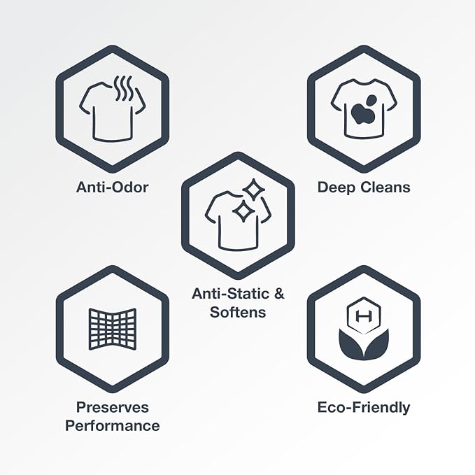HEX Performance Laundry Packs, Fresh, 75ct - Designed for Activewear, Eco-Friendly, Concentrated Formula