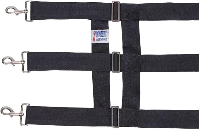 Dura-Tech Nylon Web Stall Guard | Adjustable & Durable | Allows Horse Interaction | Easy Installation