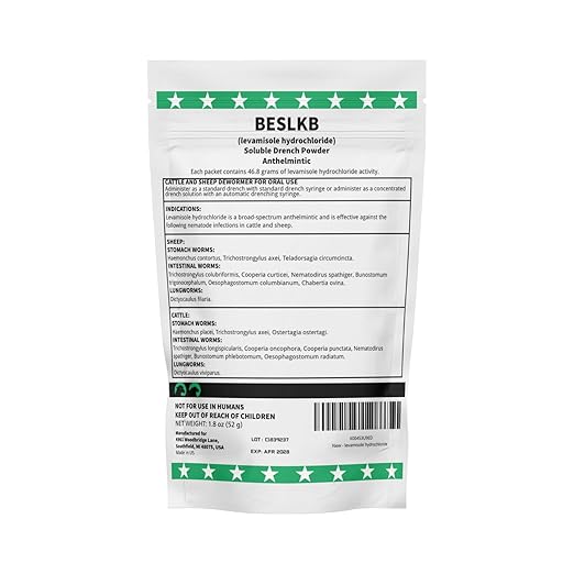 Soluble Drench Powder, Levamisole Hydrochloride, Dewormer for Sheep and Cattle