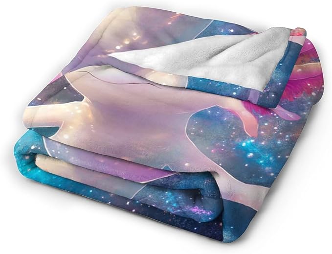 Axolotl Blanket Gifts for Girls Boys Soft Warm Plush Cute Kawaii Axolotl Animal Galaxy Throw Blanket Flannel Fleece Fuzzy Salamander Blanket for Kids Lover Bed Couch Living Room Decor 80"X60"