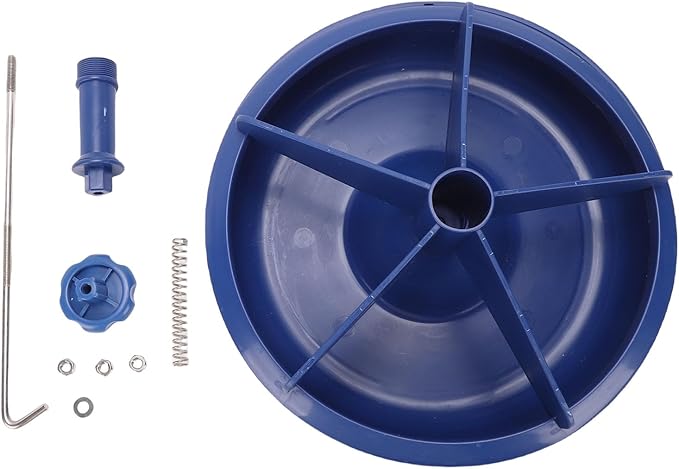 Pssopp Piglet Feeding Trough, Poultry Feeders Bowl Livestock Feeding Tool for Cattle Cows Horses Sheep Goats Pigs Calf Piglet Trough, 5 Slots Food Plastic Livestock Feeder Nan