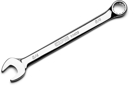 Capri Tools 3/4-inch Combination Wrench, 12 Point, SAE, Chrome (1-1409)