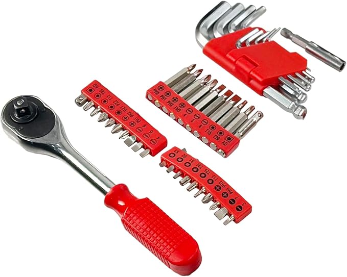 237 Piece Tools Set Professional All-in-One Home Tool Kit with Plastic Toolbox for College, General Household and Repair Set