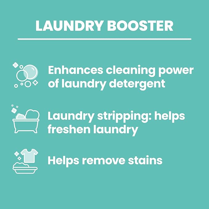 20 Mule Team All Natural Borax Detergent Booster & Multi-Purpose Household Cleaner, 65 Ounce, 4 Count