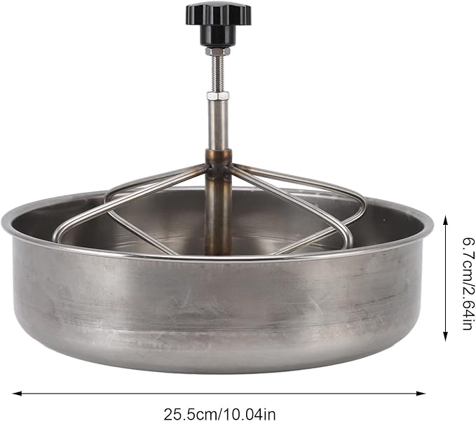 Piglets Feeding Trough, Stainless Steel Pig Feed Trough, Farm Animal Poultry Livestock Feeding Tool for Goat, Duck, Sheep, Piglets, Chicken (Small)