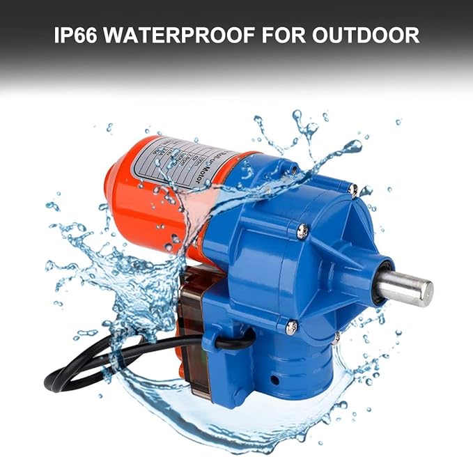 UYGALAXY 100W Greenhouse Film Roll Up Side Motor + Precise Bearing Climber for Greenhouse Ventilation, 24V Automatic Venting