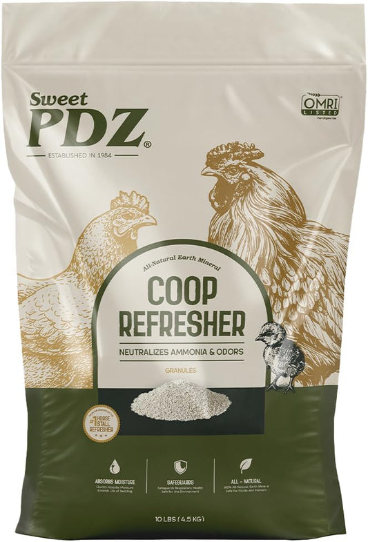 Chicken Coop Refresher, Chicken Coop Deodorizer, Organic, 10 lbs (2-Pack)