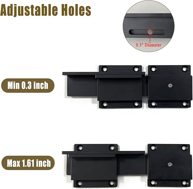 Flip Gate Latch Lock with Padlock Hole, 4mm Heavy Duty Flip Gate Door Latch Lock Aluminum Gate Latch for Wooden Fence Outdoor Doors, Metal Gates, Wooden Fences, Barn Doors, Garages, Yards