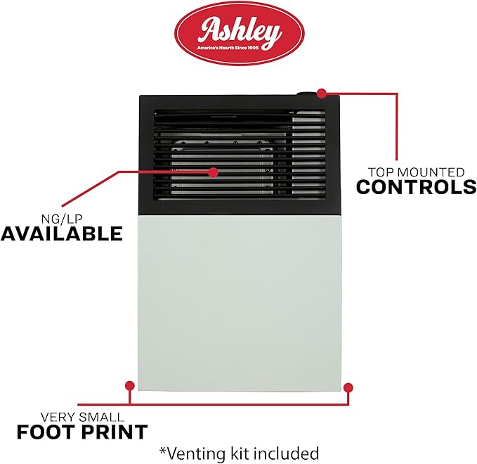 8,000 BTU DV LP Wall Heater