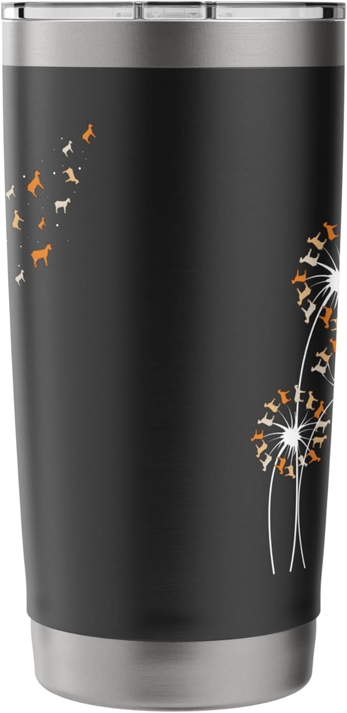 Dandelion Goats - Goat Lover Farm Animal Breeding Rancher Stainless Steel Insulated Tumbler