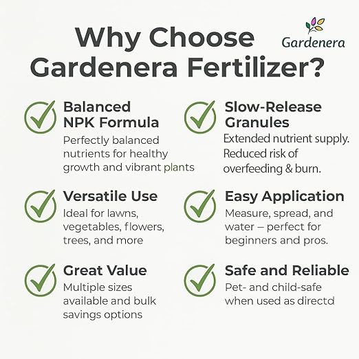 Gardenera Premium All-Purpose 20-20-20 Liquid Fertlizer - 𝐂𝐎𝐍𝐂𝐄𝐍𝐓𝐑𝐀𝐓𝐄 - Increases Flowering and Yield on All Varieties of Fruits, Vegetables and Flowers| Liquid Plant Superfood (32 OZ)