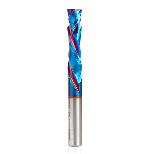 Amana Tool Spektra Extreme Tool Life Solid Carbide CNC Compression Spiral Router Bit, 46179-K, 3/8 D x 1-5/8 CH x 3/8 Shank x 3-1/2 Inch Long 2 Flute