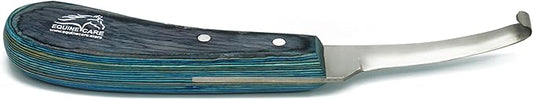 Equine Care Left-Handed Hoof Knife – Narrow Razor-Sharp J2 Stainless Steel Blade, Ergonomic Non-Slip Handle | Professional Farrier Tool for Trimming Horse, Cow, and Goat Hooves | Rust-Resistant.