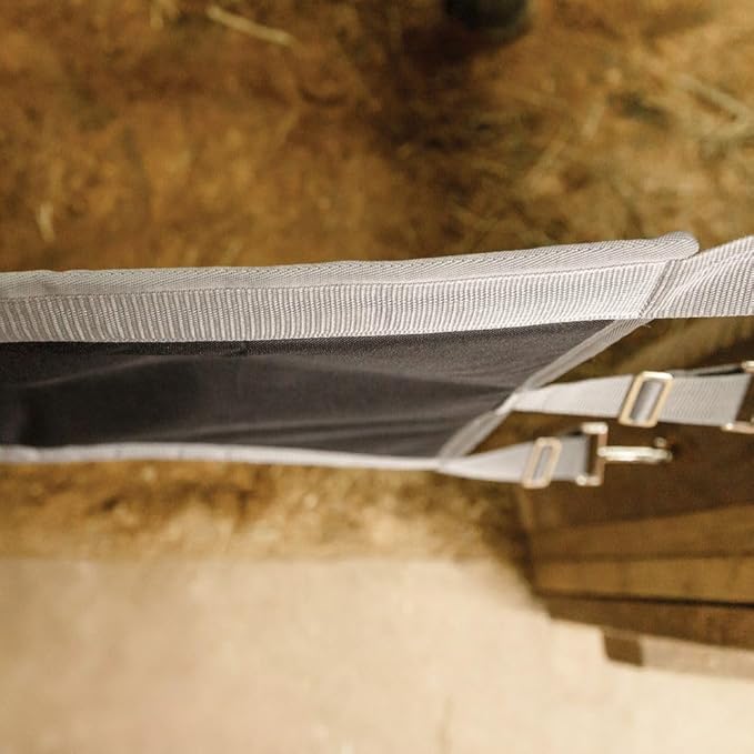 Schneiders Padded Stall Guard | Extra Comfort & Ventilation for Horses | Adjustable Fit for 45"-51" Stalls | 600D Durable Fabric | Heavy-Duty Hardware for Safety | Color Black
