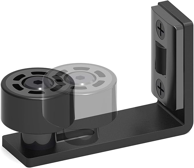 CCJH 2 Pack Sliding Barn Door Floor Guide Adjustable Roller Guide Wall Mounted