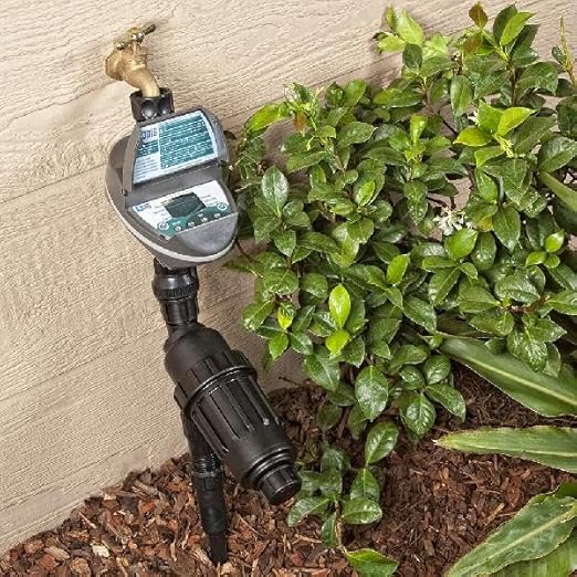 DIG P16-155 1" All-Purpose Heavy Duty Drip Irrigation Kit MPT Inline Y Filter with 155 Mesh Polyester Screen and Flush Cap for Drip Irrigation and Misting Systems