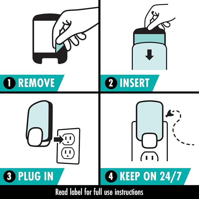 STEM Insect Trap - Indoor Fruit Fly & Gnat Pest Control for House, Home and Kitchen, Attracts & Traps Flying Bugs, Soft Blue Light - Includes 1 Plug-in Device & 1 Cartridge