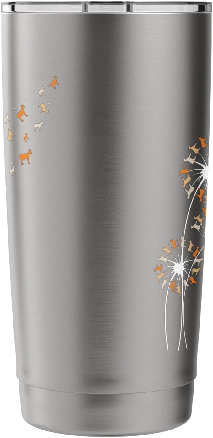 Dandelion Goats - Goat Lover Farm Animal Breeding Rancher Stainless Steel Insulated Tumbler