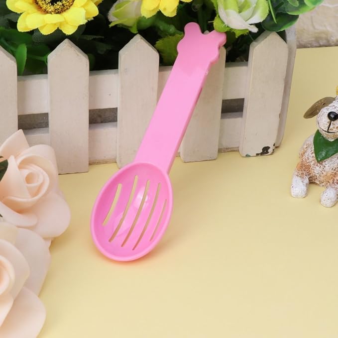 Hamster Sand Scooper Cats Litter Shovel Litter Hollowed for Cats Hedgehogs Cage Hamster Sand Bath Scooper