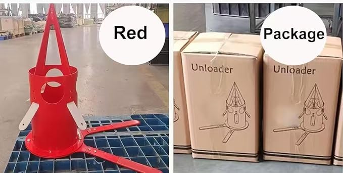 Big Bag Dispenser Bulk Bag Unloader Dischargers for Farms Construction Industry(Red)