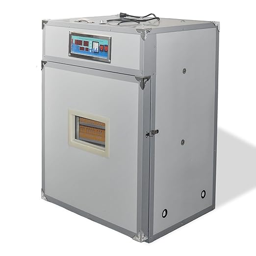 XKV 264 Egg Incubator with Automatic Egg Turning,Temperature Control and Humidity Control,Hatching Eggs,Chicken,Ducks,Poultry,Industrial Brooding Machine Chicken Incubator for Farm,Lab,Home,Indoor