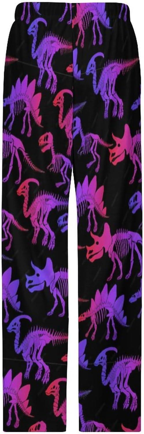 Funny Mens Pajama Pants Lightweight Soft Lounge Pant Sleep Pj Bottoms for Men With Pockets