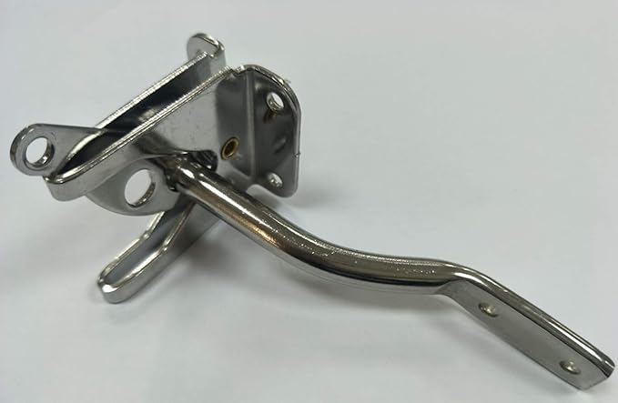 QCAA 304 Stainless Steel Self-Locking Gate Latch, 2-1/8", 2 Pack, Made in Taiwan