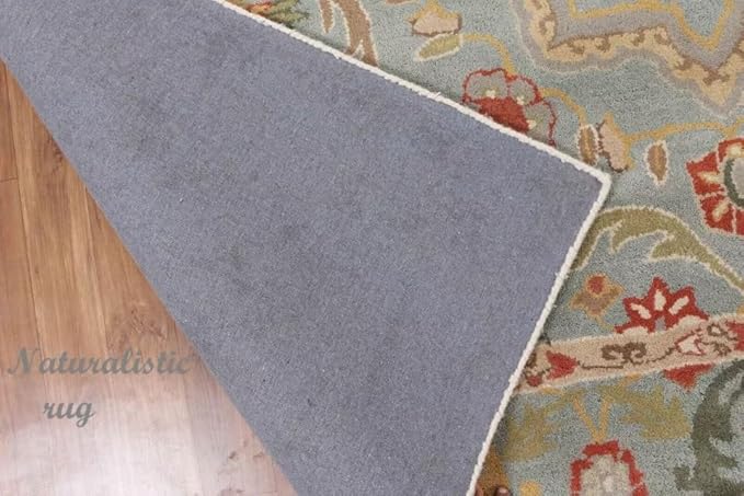 Handmade Tufted 100% Wool Area Rug Traditional Rug Bedroom Living Room Office for Luxury Home (Multi, 8' x10')