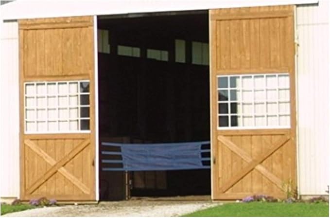 Dura-Tech Aisle Guard | Color Black | Expands 10' to 12' | High Visibility Nylon Mesh | Promotes Maximum Airflow | Comes with Installation Kit Quality