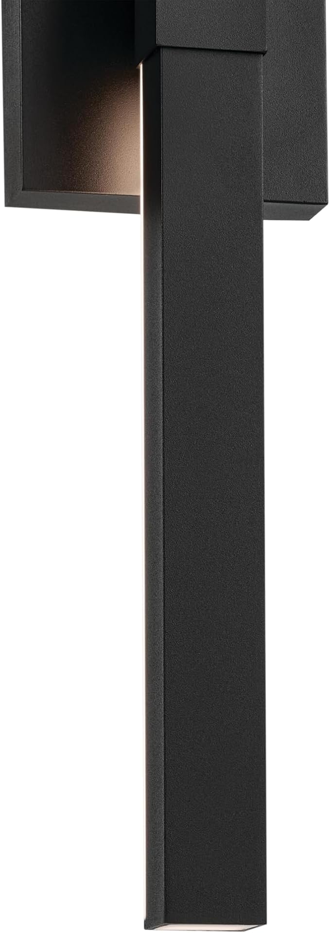 Kichler Nocar LED Textured Black Modern Garage or Patio Outdoor Wall Light for Outdoor Walls, Exterior Doors, Garage, Porch or Patio Walls, 30"