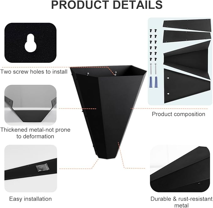 Medium Size Chicken Cone, Metal Poultry Restraining Cone for Butchering Chickens, Layers, Broilers, Roasters & Small Turkeys (Up to 8 lbs), Flat-Back Design Poultry Killing Cone, Easy to Clean