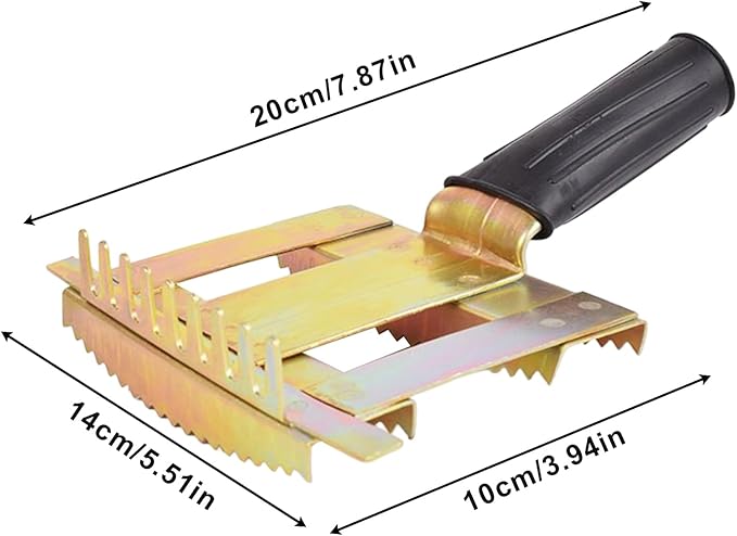 Horse Brush, Livestock Grooming Comb, Portable Equine Hair Removal Brush, Durable Handle Mane Tail Cleaning Tool, for Pet Cattle Horse Goat Sheep Stable Farm Outdoor Care Daily Use Groomer Supplies