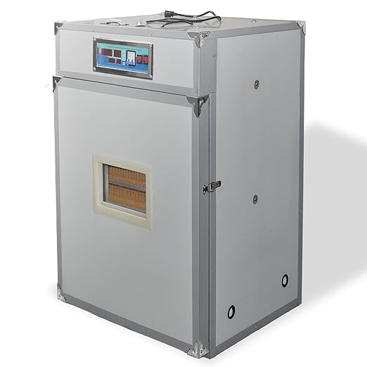 XKV 440 Egg Incubator with Automatic Egg Turning,Temperature Control and Humidity Control,Hatching Eggs,Chicken,Ducks,Poultry,Industrial Brooding Machine Chicken Incubator for Farm,Lab,Home,Indoor