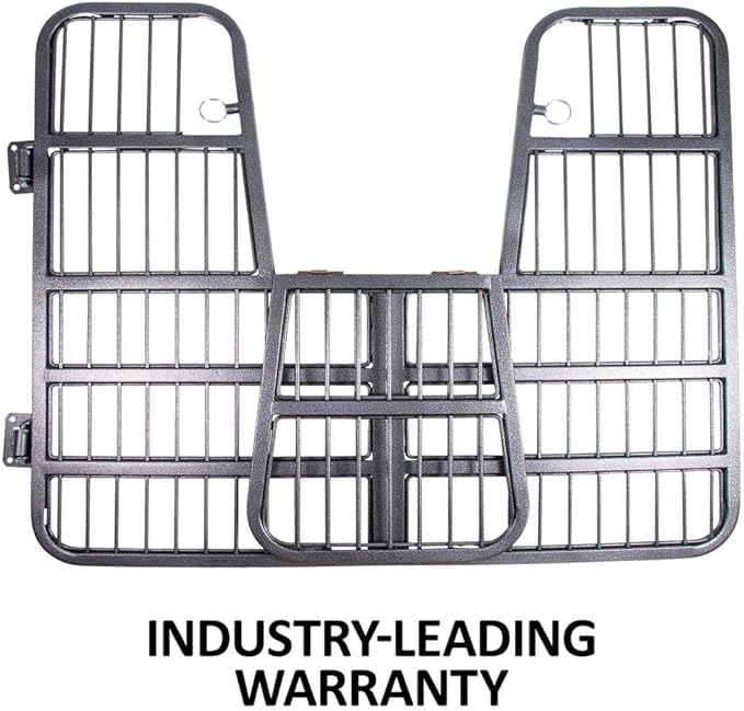 EASY-UP Titan Horse Stall Gates | Heavy-Duty Steel Construction | Rust-Resistant Finish | Ideal for Barn, Farm & Equestrian Use | Gate with Drop Down Yoke - 52" Wide | Color Gray Armor