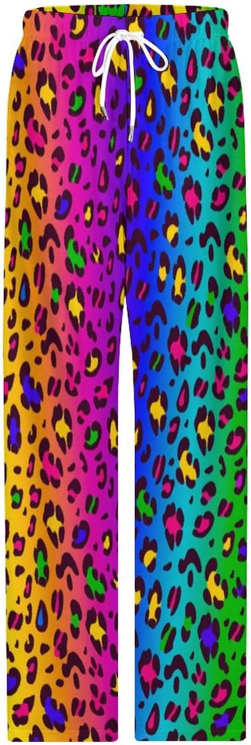 Funny Mens Pajama Pants Lightweight Soft Lounge Pant Sleep Pj Bottoms for Men With Pockets