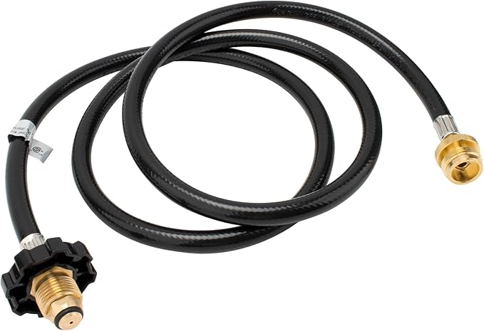 F273704 5-Foot Propane Converter Hose Kit – Works with Buddy Heater Lineup (Big Buddy, Little Buddy, Portable Buddy) to Connect Portable Heater Accessories to 5-20LB Propane Tanks
