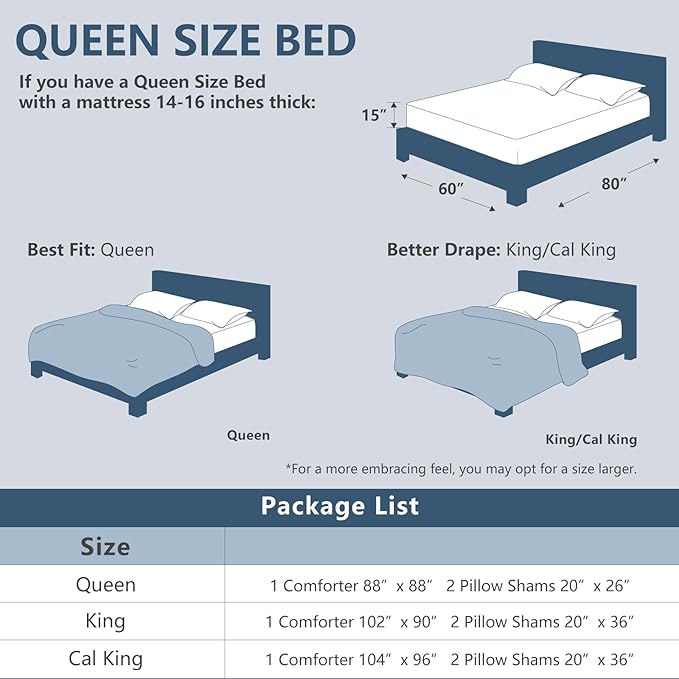 CozyLux King Size Comforter Set - 3 Pieces Khaki Soft Luxury Cationic Dyeing Bedding Comforter for All Season, Breathable Lightweight Fluffy Bed Sets with 1 Comforter and 2 Pillow Shams