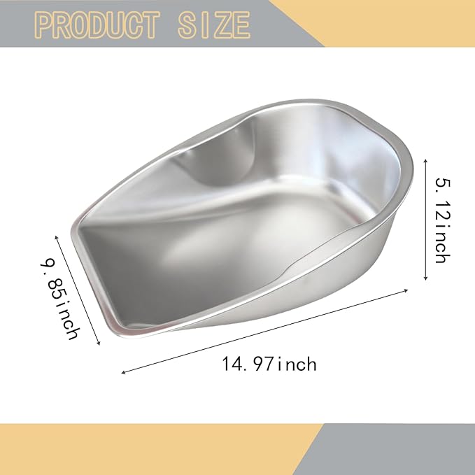 Feed Scoop for Livestock, Stainless Steel Feed Grain Scoop – with Dual-Side Handles, Stackable One-Piece Design, Durable Poultry Feed Scoops – for Chicken & Bird Raising, Gardening and Farm