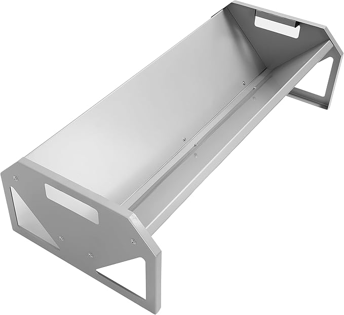 Livestock Feeding Trough 22 Gallon Capacity 45" Hay Feeder Heavy Duty Livestock Trough for Horse Sheep Cattle Hog V-Shaped Farm Sheds Pen Water Feeder Trough Powder Coated Silvery Steel