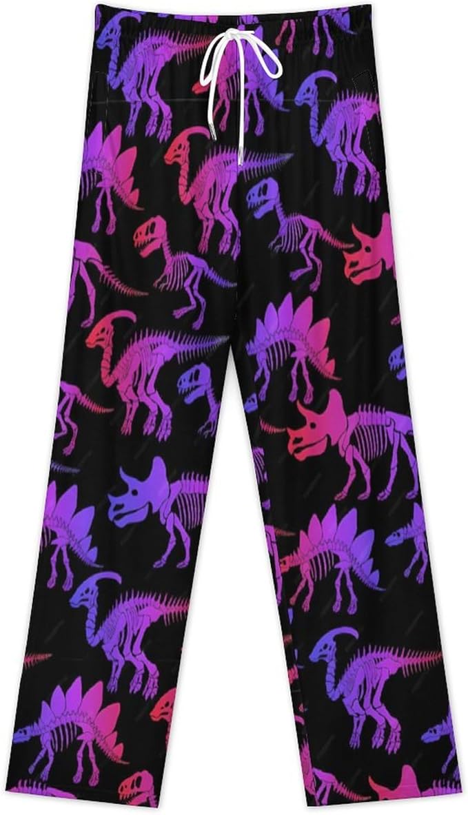 Funny Mens Pajama Pants Lightweight Soft Lounge Pant Sleep Pj Bottoms for Men With Pockets