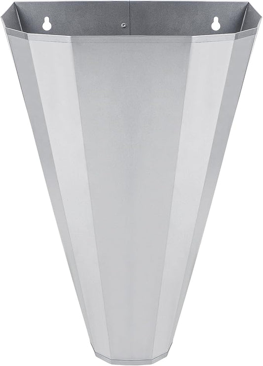 Medium Size Chicken Cone, for Large Layers, Broilers, Roasters, Turkeys Up to 8 Pounds, Flat-Back Poultry Killing Cone, Easy to Clean (1 Pack)