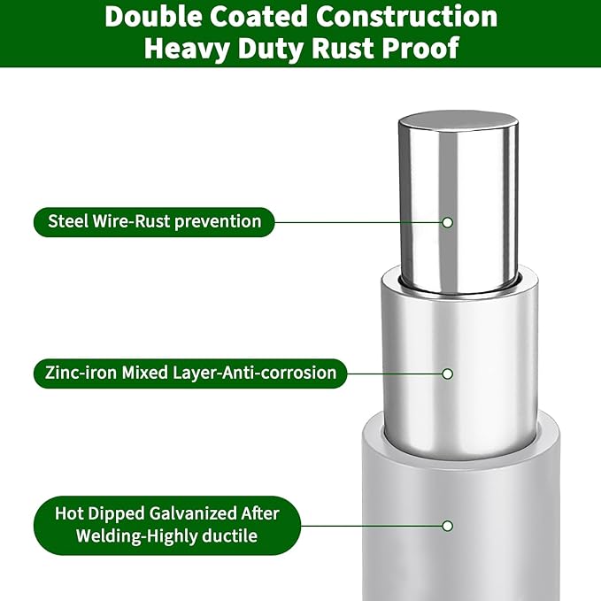 1/2 Inch 19 Gauge Hardware Cloth 48x100 Ft–Silver Vinyl Coated Galvanized Mesh | Silver Chicken Wire, Poultry Netting, Garden Fencing, Rat Wire & Tree Protection