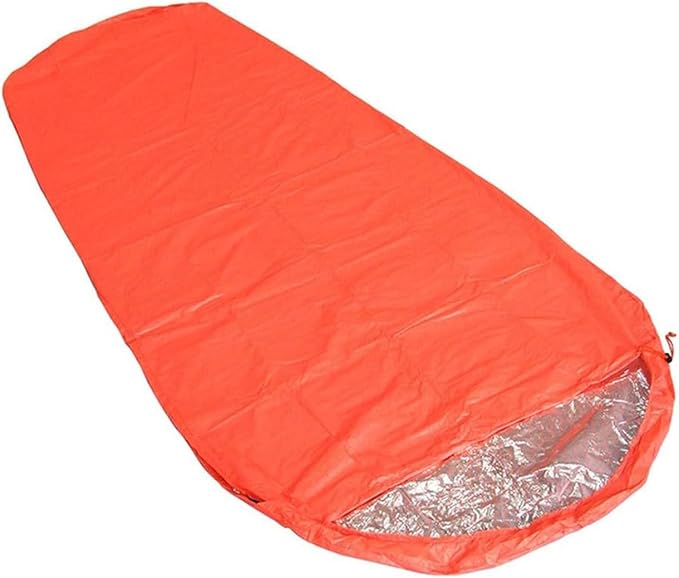 Thermal Survival Bivvy Sacks for Camping Outdoor Emergencies Thermal Blanket Survival Sleeping Bag Emergencies