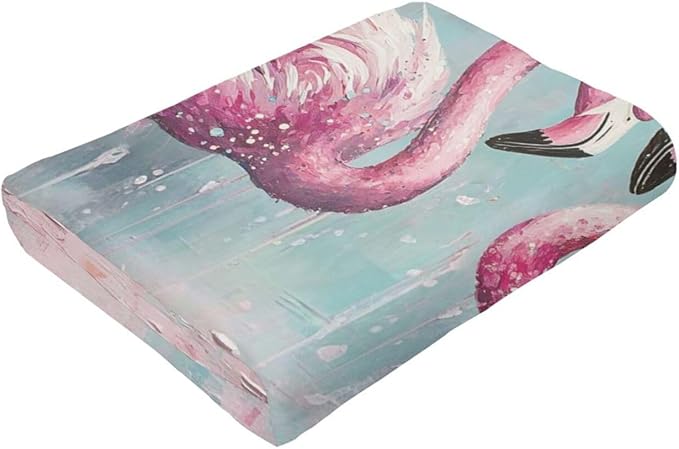 Pink Flamingo Throw Blanket Tropical Flamingos Blankets Fleece Plush Super Soft Cozy Warm Lightweight Flamingo Lover Decor Gifts for Boys Girls Kids Adults Men Women 50" x 60"