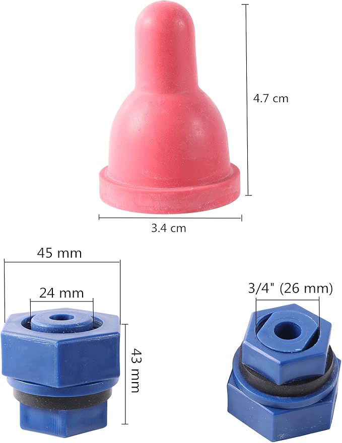 Sheep Goat Animal Teats Lamb Pacifier Pet Feeding Bucket Teats Lamb Feeder with Fixed Base for Farm Animal Pet Easy Installation Removal(Style 2)