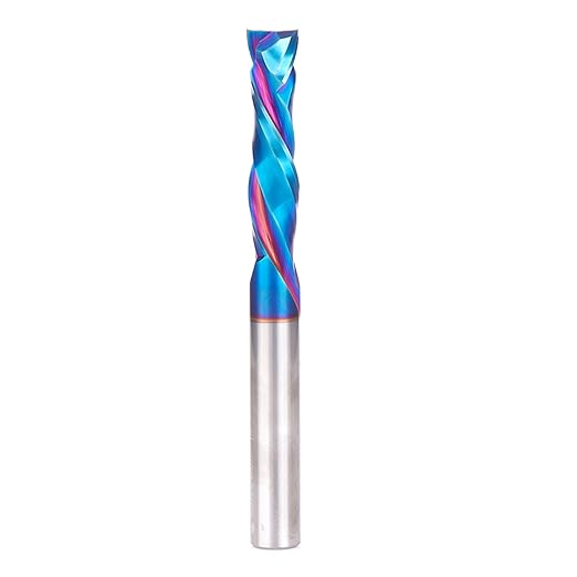 Amana Tool 46035-K CNC SC Spektra Extreme Tool Life Coated Compression Spiral 1/2 D x 2-1/8 CH x 1/2 SHK x 3 Inch Long 2 Flute Router Bit