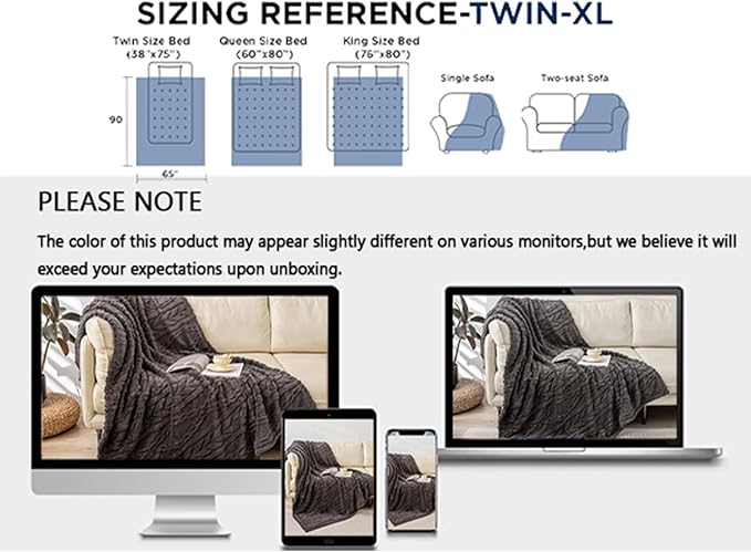 YUSOKI Sherpa Twin XL Blanket-3D Stylish Design Super Soft Fuzzy Cozy Warm Blanket Thick Plush Fluffy Furry Blankets for Teen Girls Women Couch Bed Sofa Chair Men Boys Gift(Morel,65"x90")